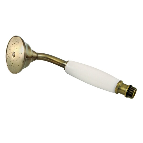K105A3 Victorian Hand Shower Head, Antique Brass